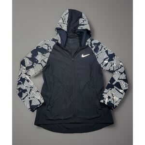 Nike Womens Small Essential Flash Reflective Running‎ Jacket  Black AQ4743-010